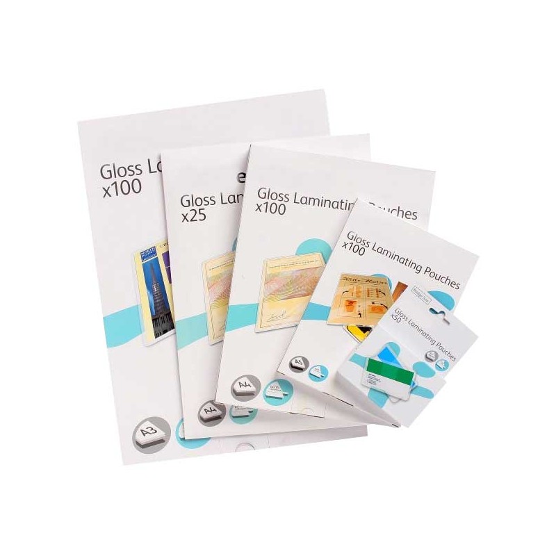 IBICO Pack de 100 pochettes de plastification brillantes A4, 75 microns  627316