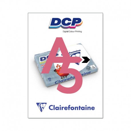 Clairefontaine Dcp 250 Feuilles A4 (297 X 210 Mm), 120 G/M2- Papier  D'Impression Couleur Laser - Ultra Blanc 1844C pas cher