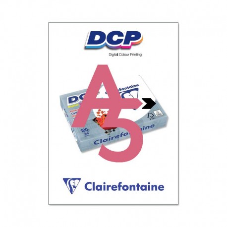 Clairefontaine DCP A4 90g ramette 500 feuilles Blanc X5 - Ramette