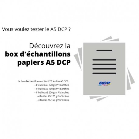 Box d'échantillons de papier A5 DCP de Clairefontaine