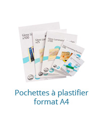 pochettes de plastification format A4