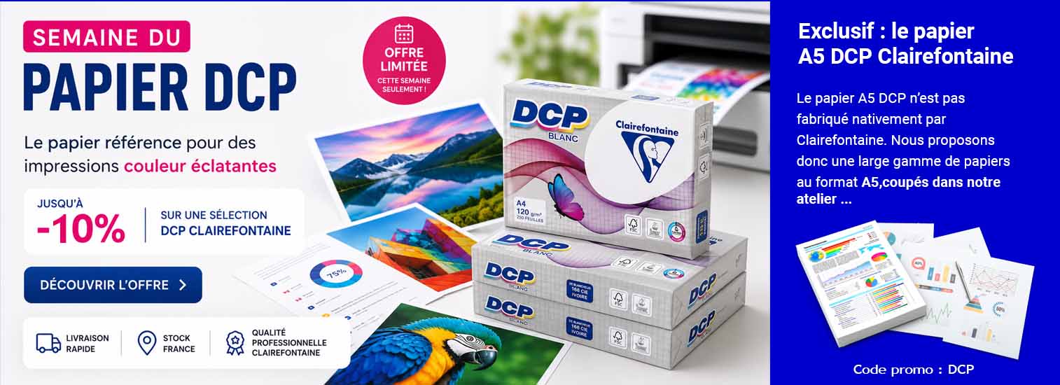 la semaine du papier DCP A5, A4, A3 de Clairefontaine