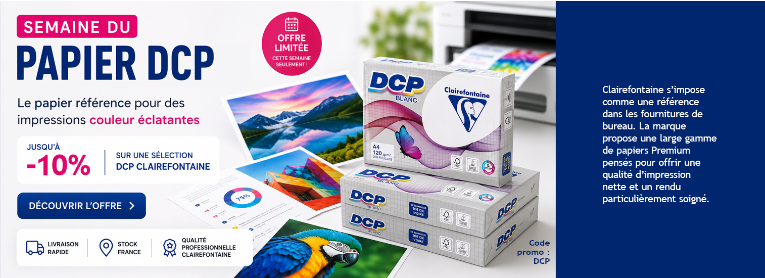 la semaine du papier DCP A5, A4, A3 de Clairefontaine