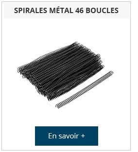 Spirales Coil métal 46 boucles