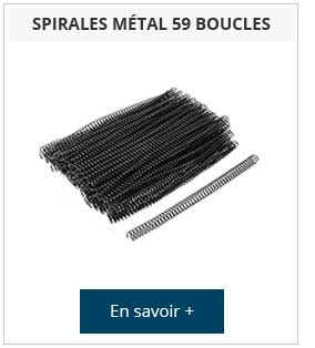 Spirales Coil métal 59 boucles