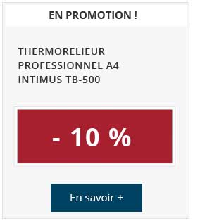 -10% sur le thermorelieur TB-500