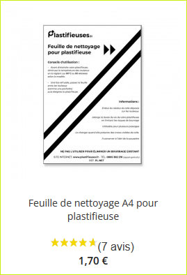 feuille nettoyage