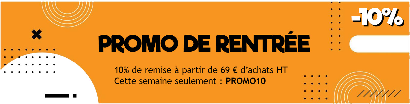 Promo de rentrée -10%