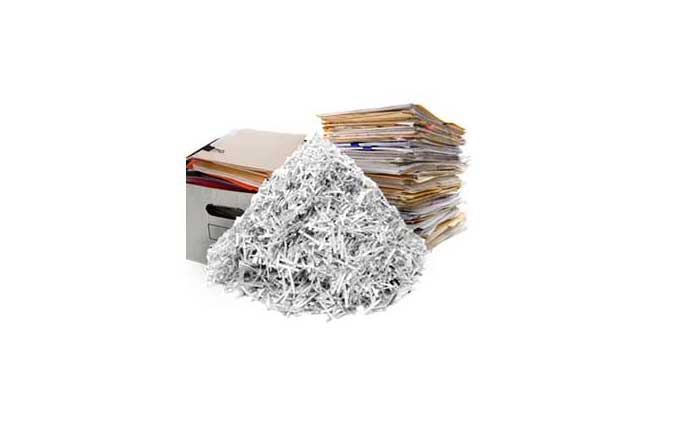 la destruction sécurisée de papiers plastifiés est possible