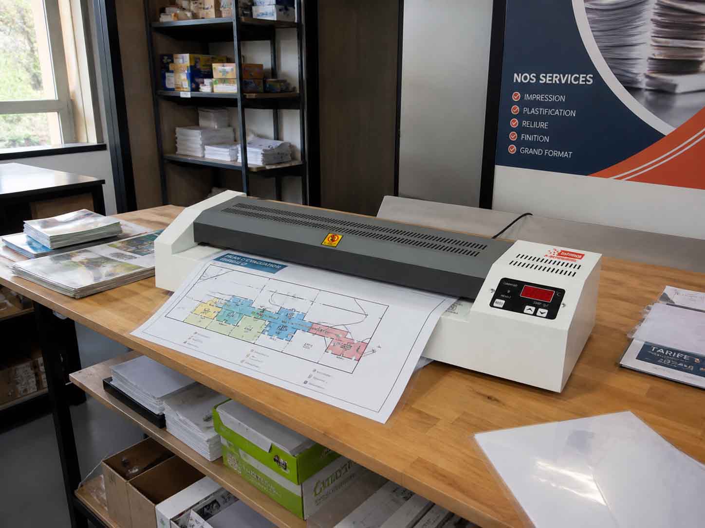 plastifieuse A2 intimus PL-450 - Modèle semi-professionnel
