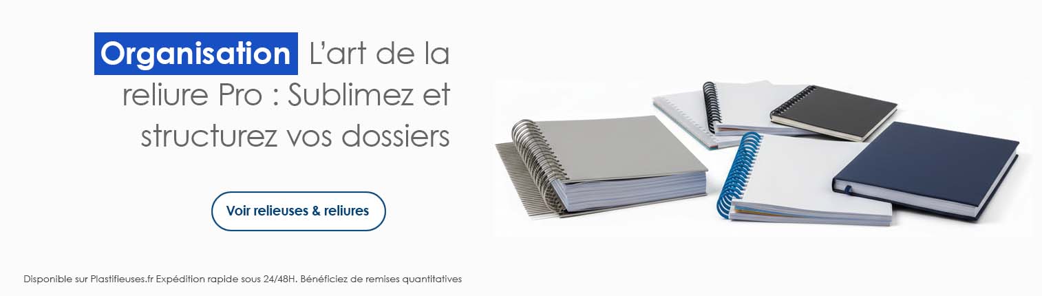 bannière machines à relier